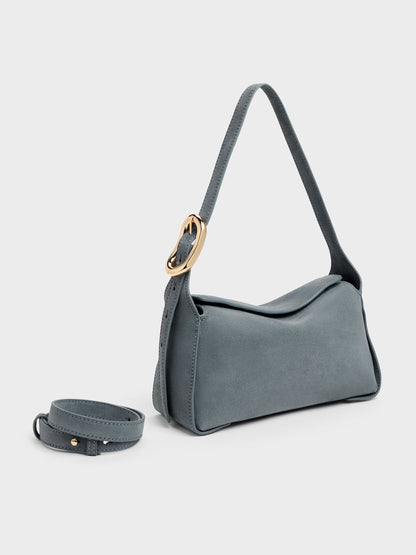 CHARLES & KEITH Deals / Aislin Shoulder Bag - Smoky Blue