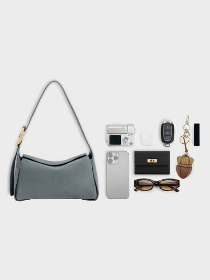 CHARLES & KEITH Deals / Aislin Shoulder Bag - Smoky Blue