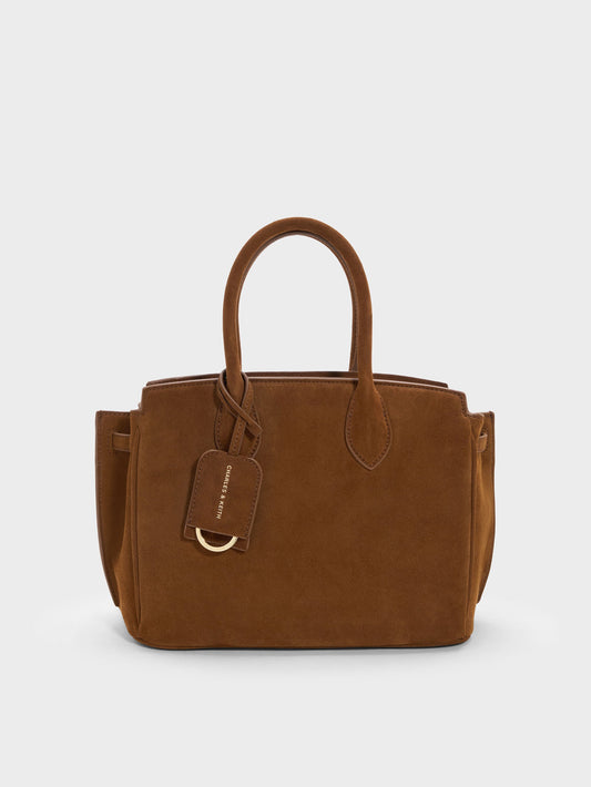 CHARLES & KEITH Popular / Ginevra Tote Bag - Pecan Brown