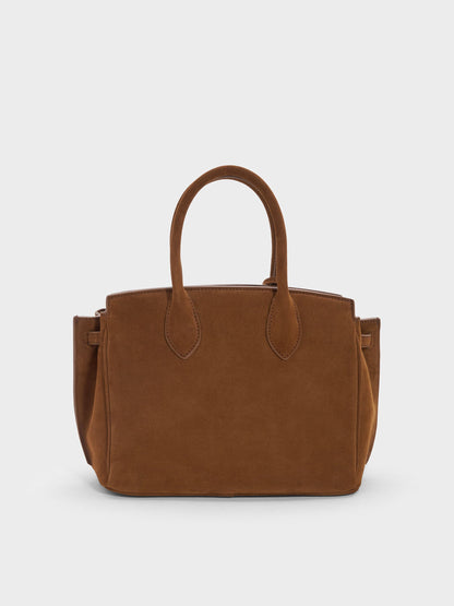 CHARLES & KEITH Popular / Ginevra Tote Bag - Pecan Brown