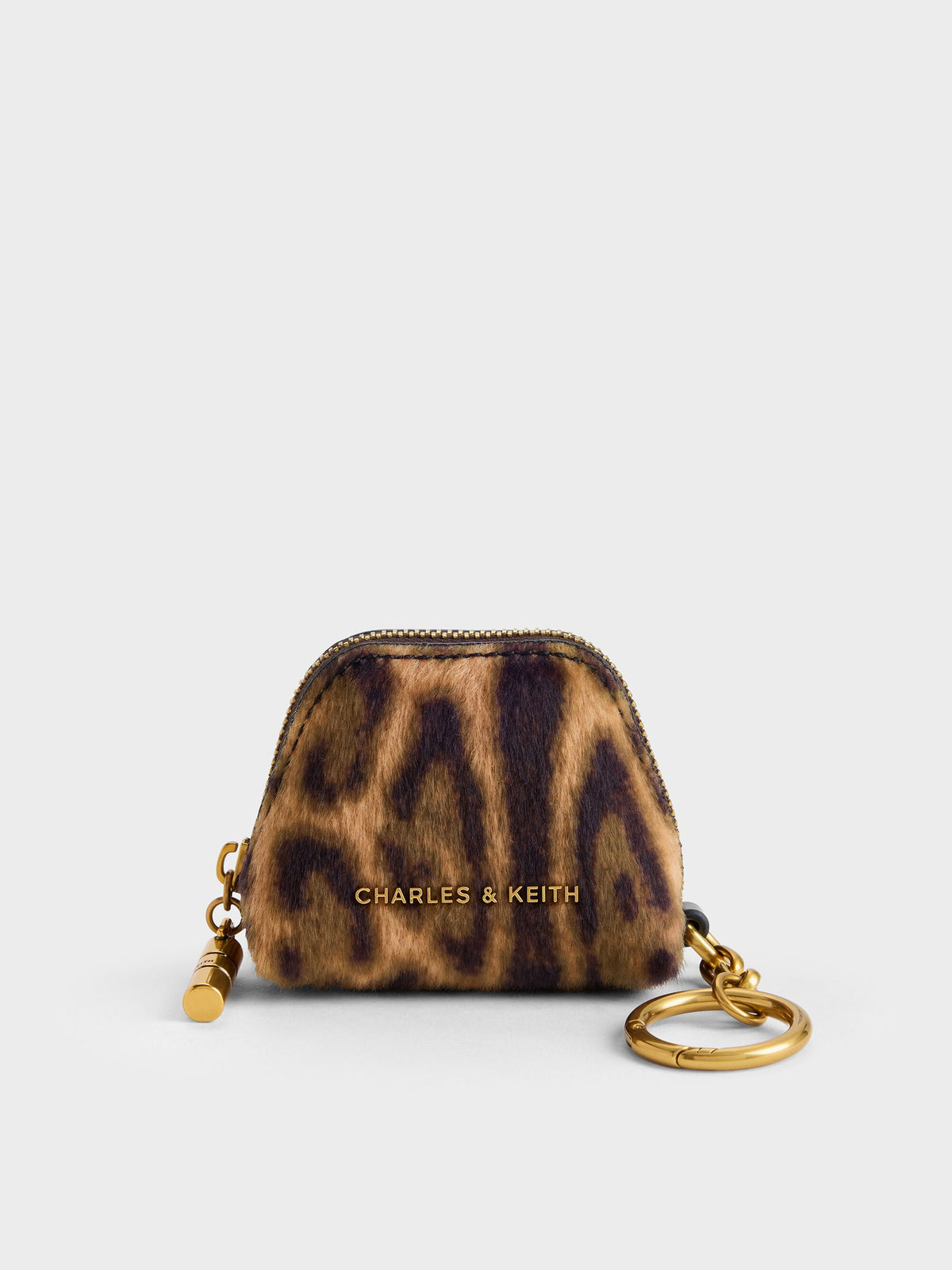 CHARLES & KEITH Customer Favorite / Cesia Leopard-Print Micro Pouch - Multi