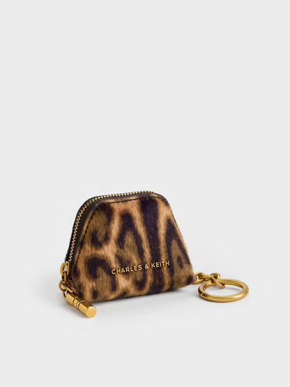 CHARLES & KEITH Customer Favorite / Cesia Leopard-Print Micro Pouch - Multi