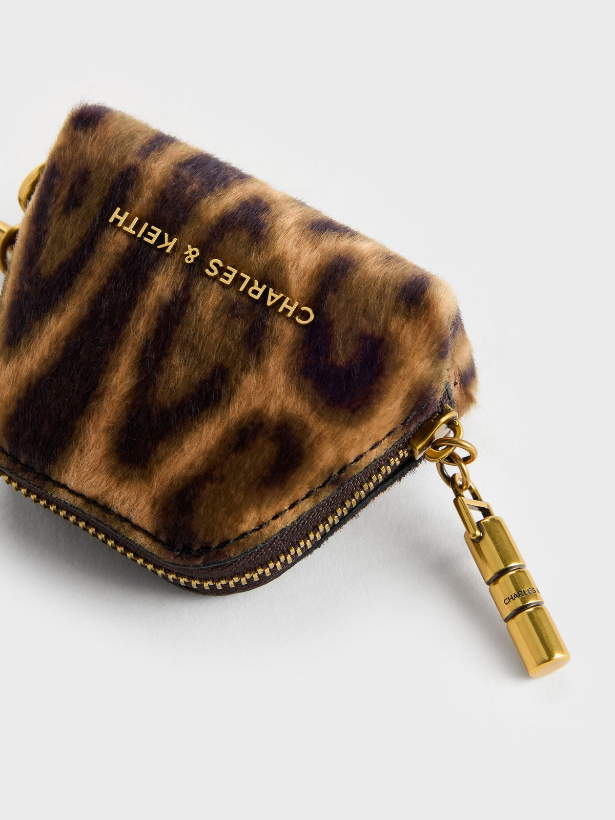 CHARLES & KEITH Customer Favorite / Cesia Leopard-Print Micro Pouch - Multi