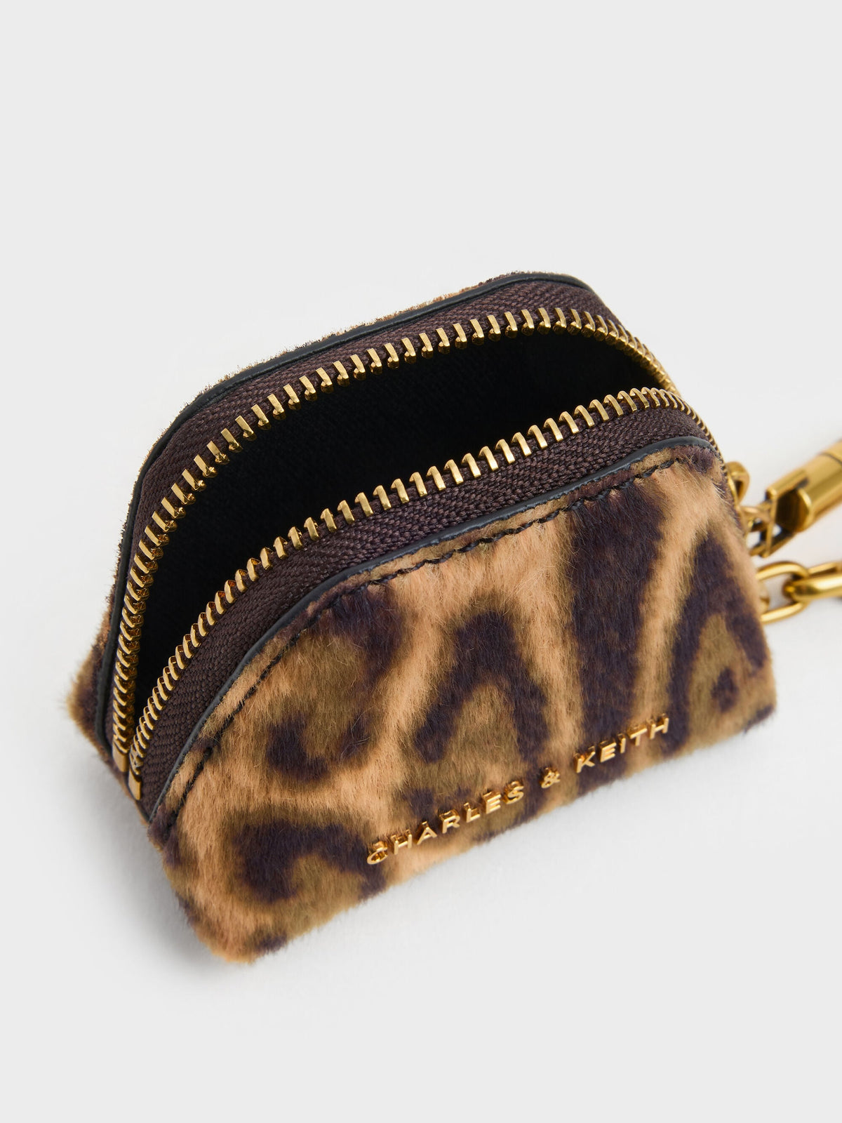 CHARLES & KEITH Customer Favorite / Cesia Leopard-Print Micro Pouch - Multi