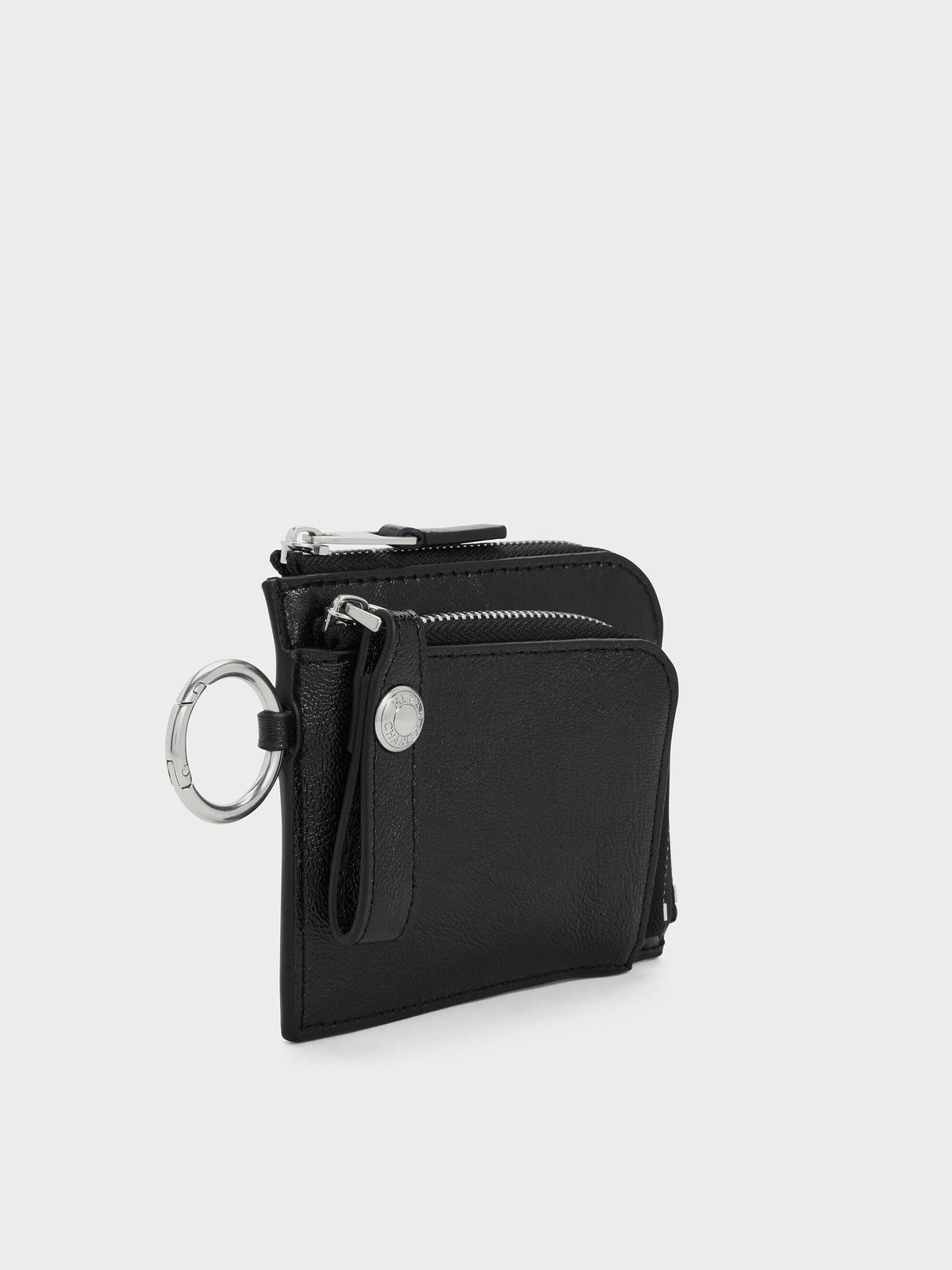 CHARLES & KEITH Essential / Vega Zip-Around Pouch - Noir
