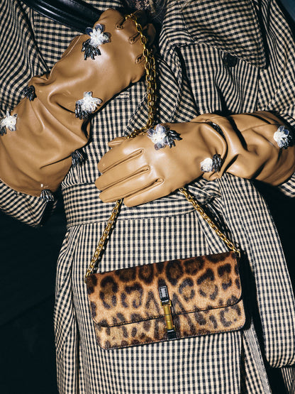 CHARLES & KEITH Smart Buy / Cesia Leopard-Print Wallet On Chain - Multi