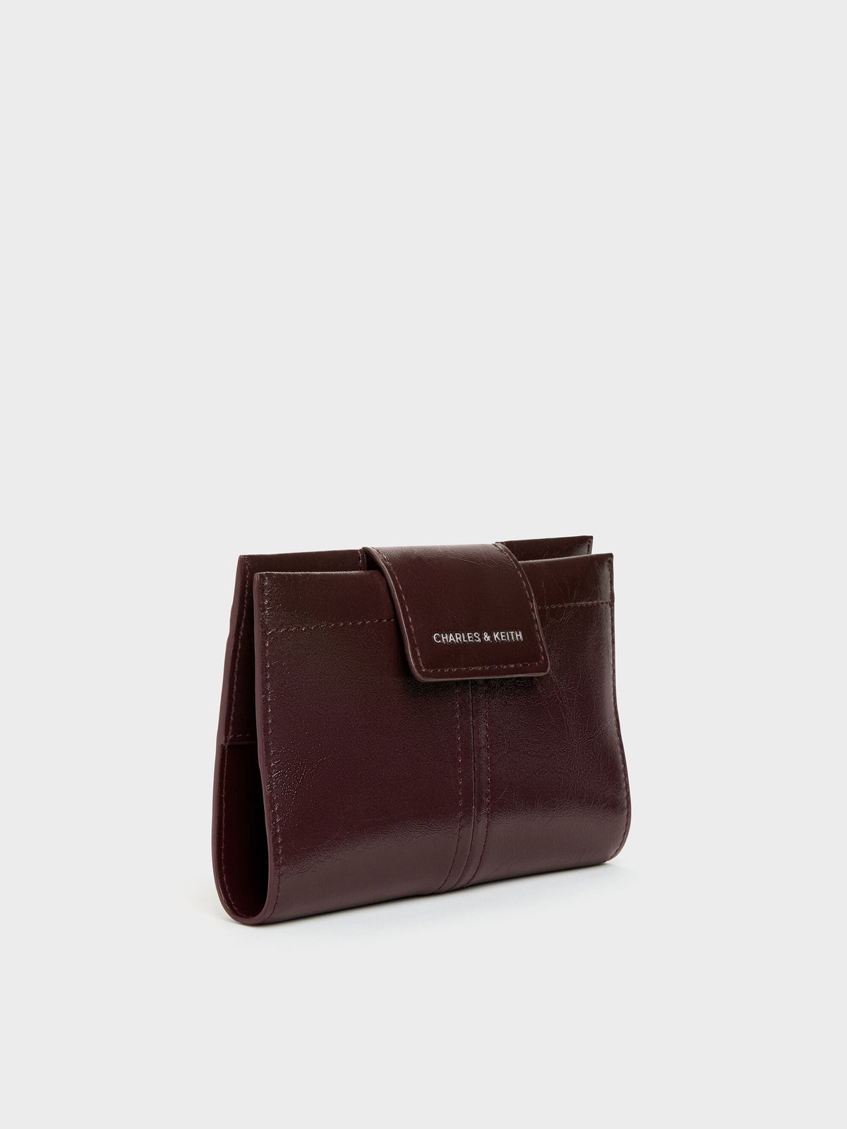 CHARLES & KEITH Exclusive / Noane Passport Holder - Wineberry Red