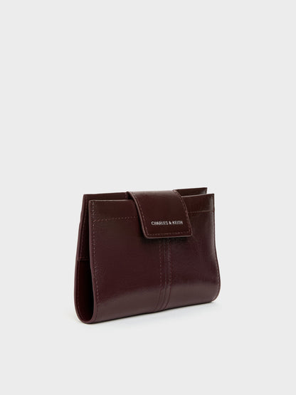 CHARLES & KEITH Exclusive / Noane Passport Holder - Wineberry Red