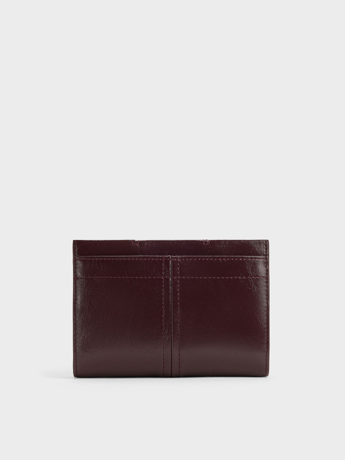 CHARLES & KEITH Exclusive / Noane Passport Holder - Wineberry Red