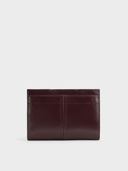 CHARLES & KEITH Exclusive / Noane Passport Holder - Wineberry Red