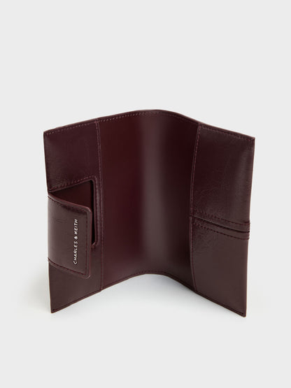 CHARLES & KEITH Exclusive / Noane Passport Holder - Wineberry Red