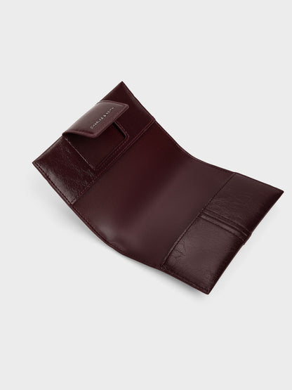 CHARLES & KEITH Exclusive / Noane Passport Holder - Wineberry Red