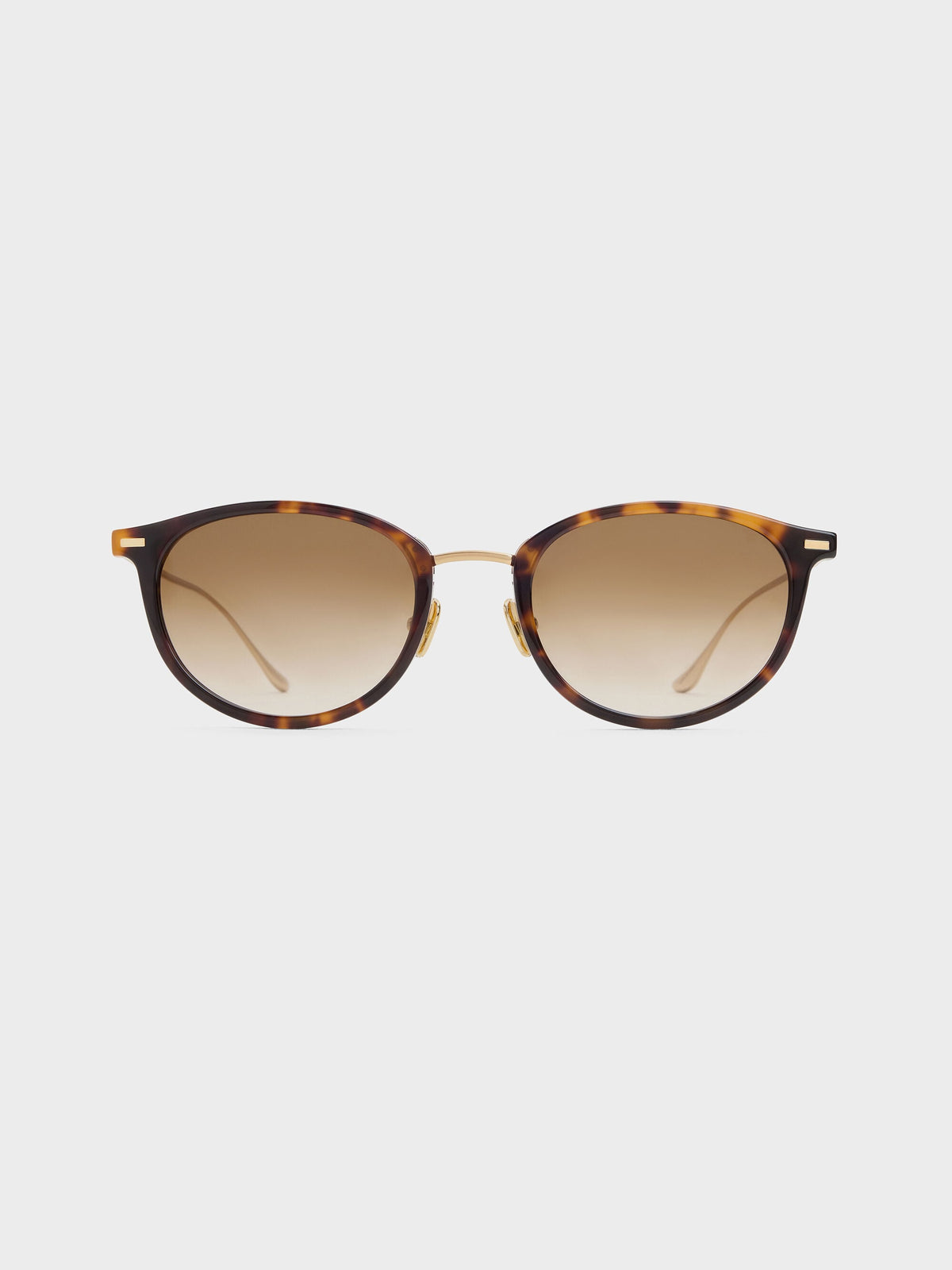 CHARLES & KEITH Latest / Minnow Metal-Rim Round Sunglasses - T. Shell