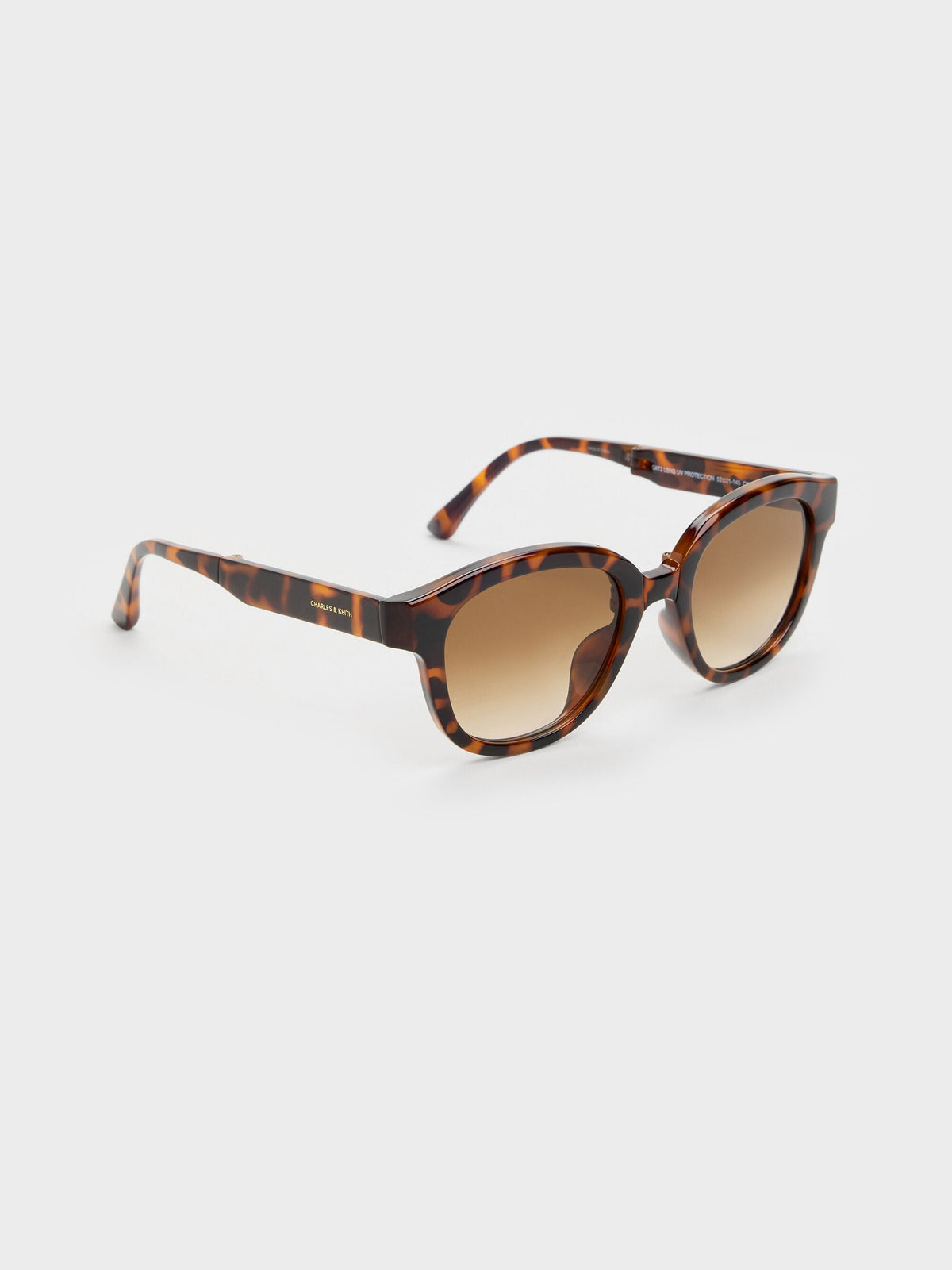 CHARLES & KEITH Best Price / Brea Round Sunglasses - T. Shell