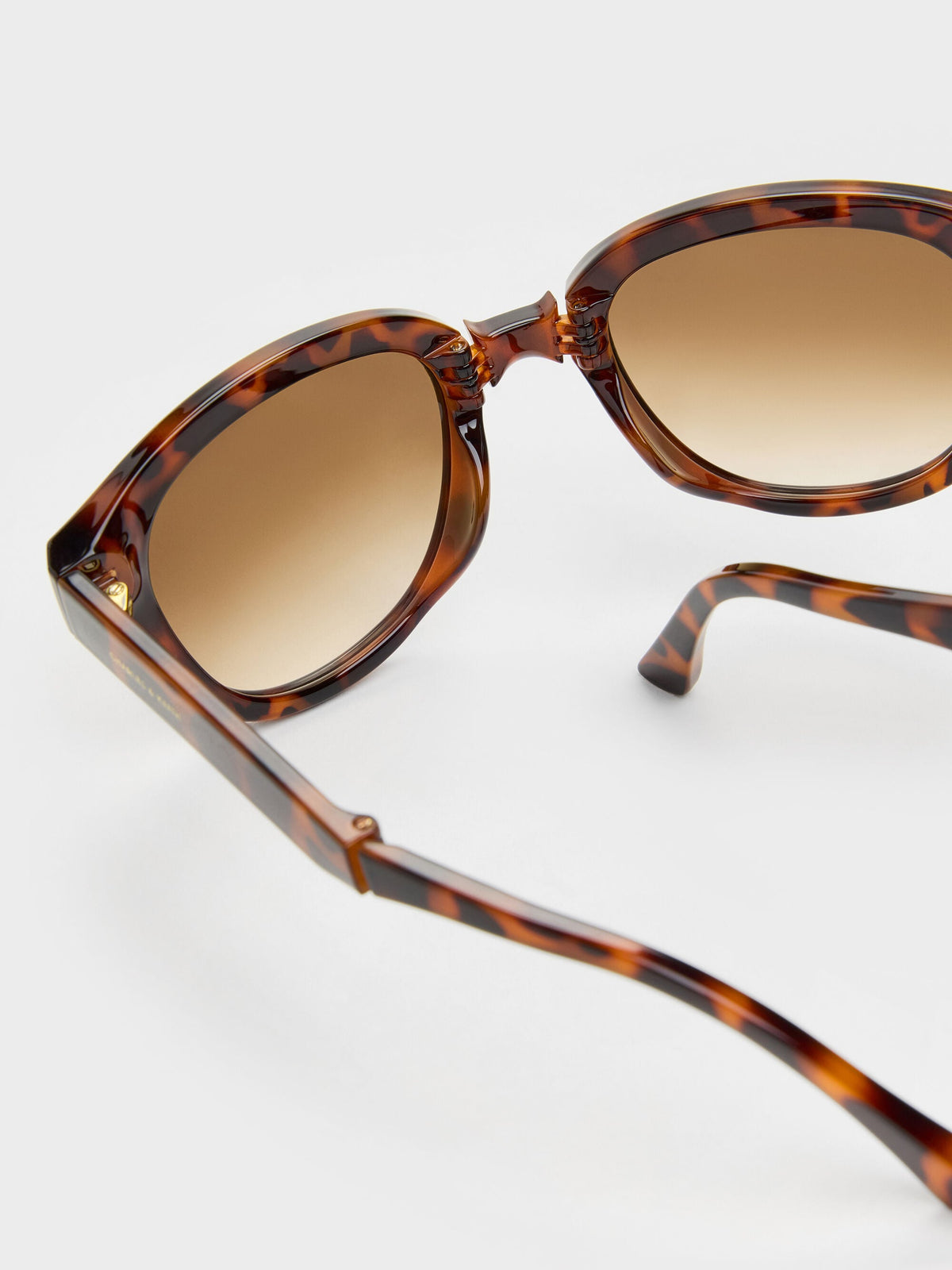CHARLES & KEITH Best Price / Brea Round Sunglasses - T. Shell