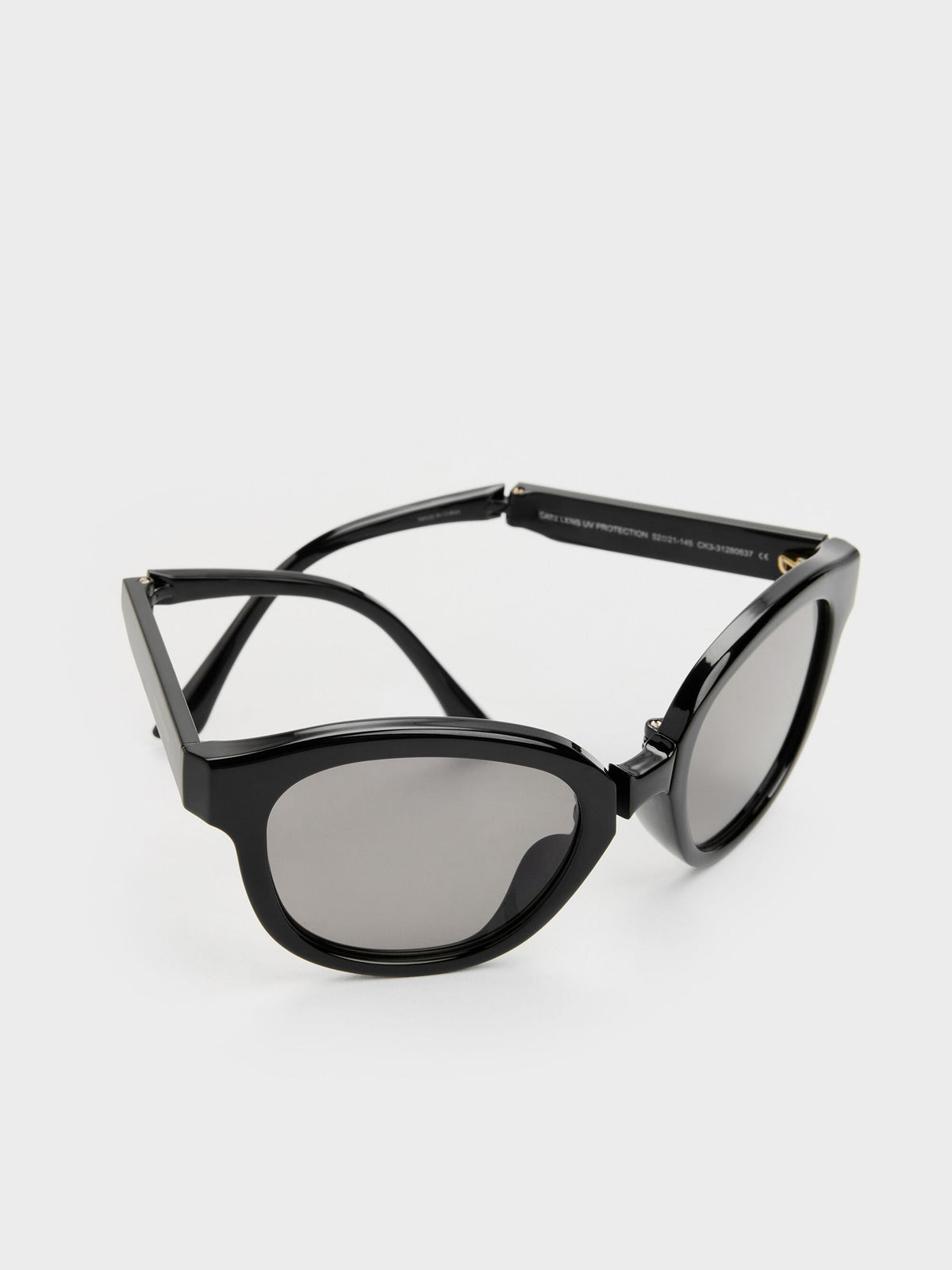 CHARLES & KEITH Top Pick / Brea Round Sunglasses - Black
