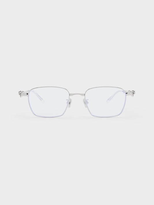 CHARLES & KEITH Value / Paige Clear Rectangular Sunglasses - Silver