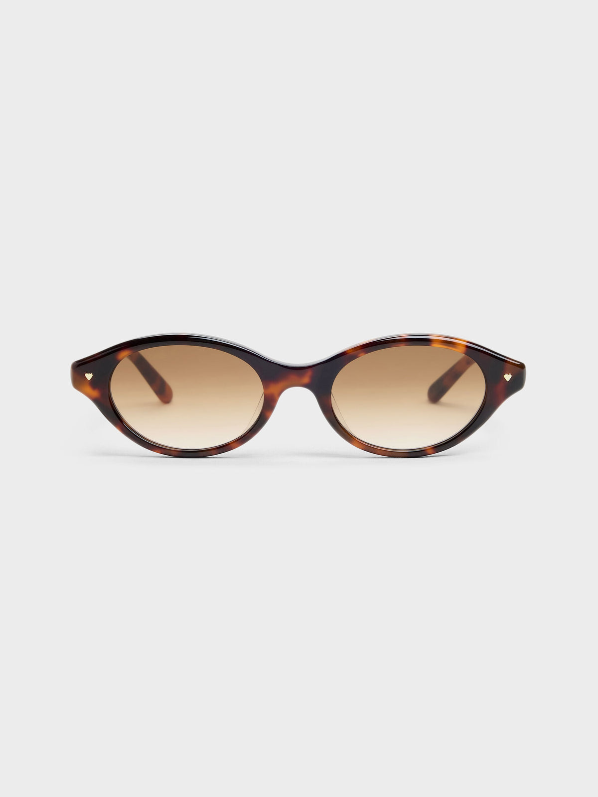 CHARLES & KEITH Exclusive / Pecola Oval Sunglasses - T. Shell