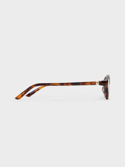 CHARLES & KEITH Exclusive / Pecola Oval Sunglasses - T. Shell