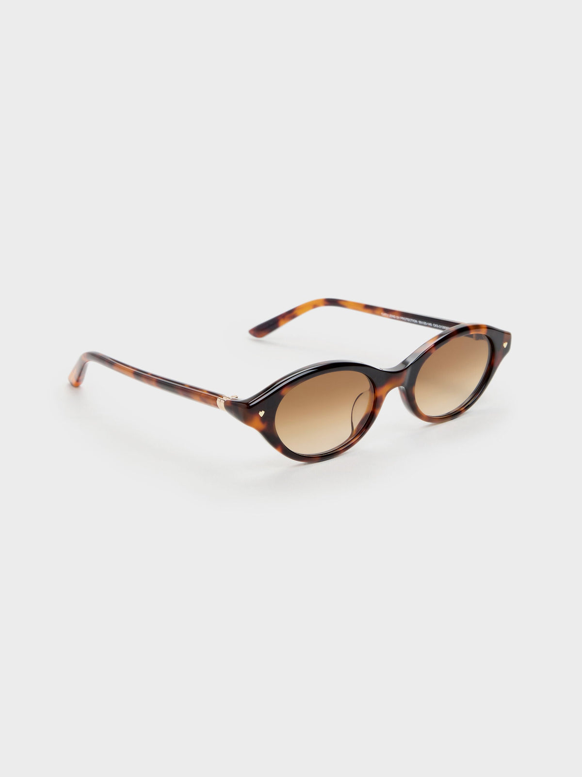 CHARLES & KEITH Exclusive / Pecola Oval Sunglasses - T. Shell