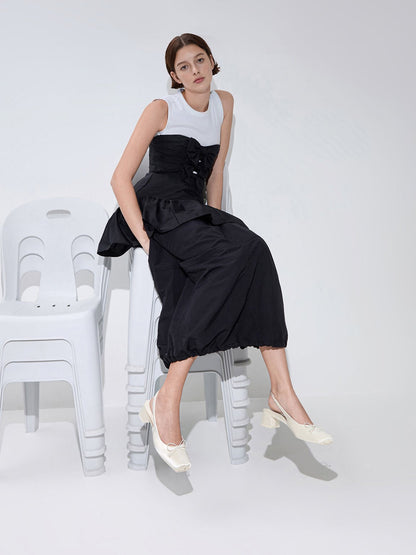 CHARLES & KEITH Top Pick / Sadira Satin Slingback Pumps - Chalk