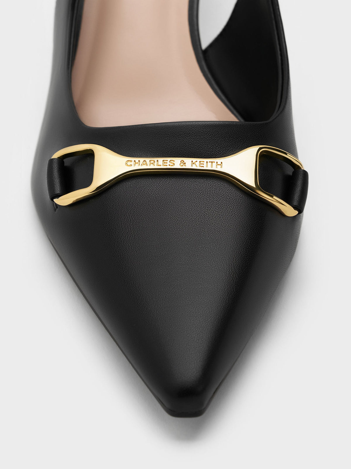 CHARLES & KEITH Classic / Leslie Slingback Pumps - Black