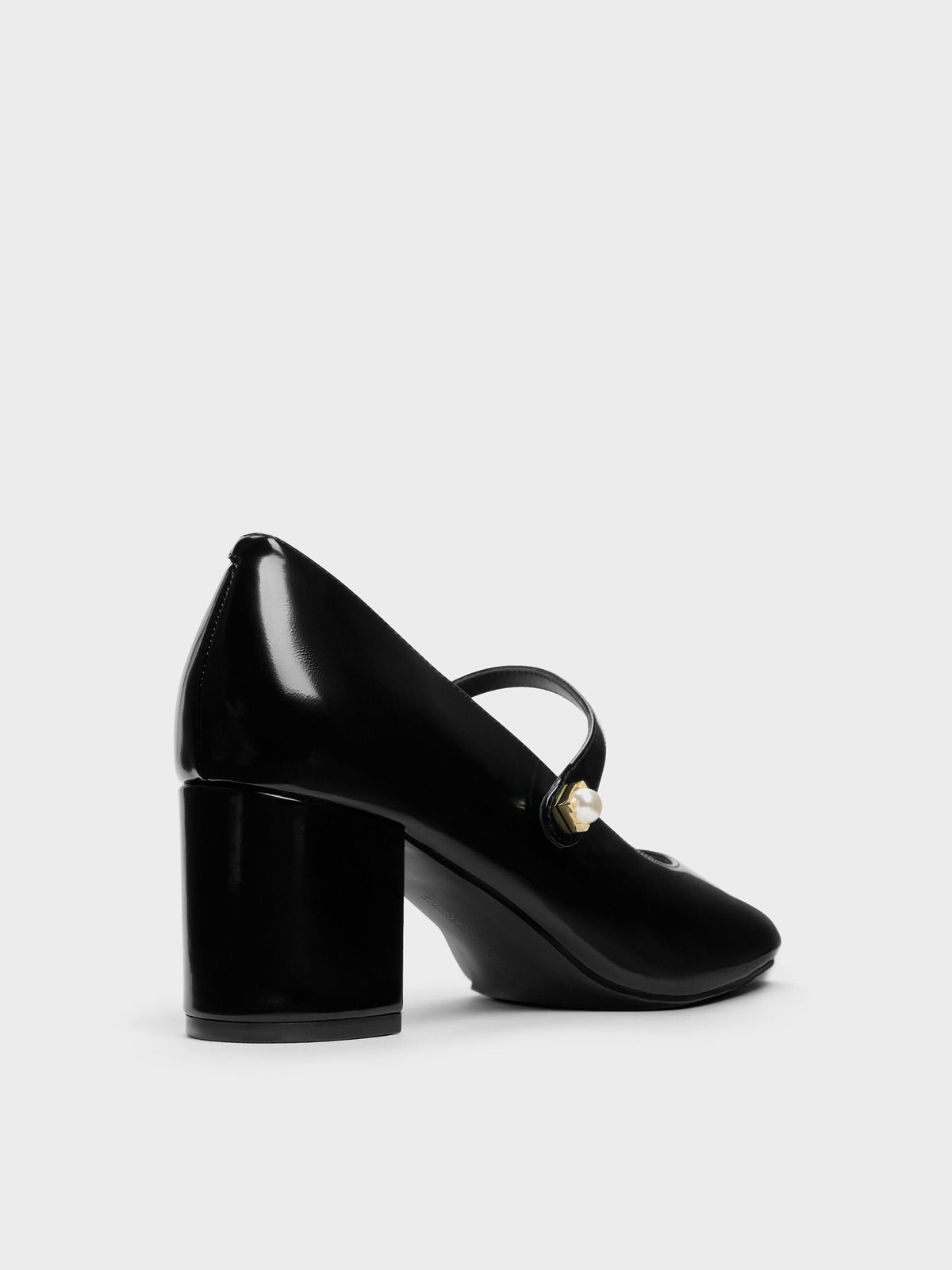 CHARLES & KEITH Discount / Marie Pearl Mary Jane Pumps - Black Box