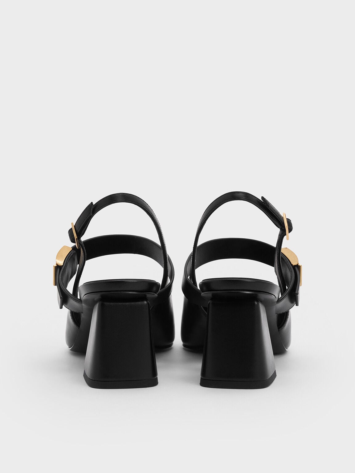 CHARLES & KEITH Exclusive / Yvette Mary Jane Slingback Pumps - Black