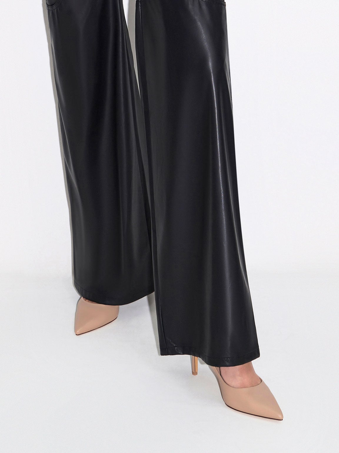 CHARLES & KEITH Deals / Emmy Pointed Stiletto Pumps - Nude