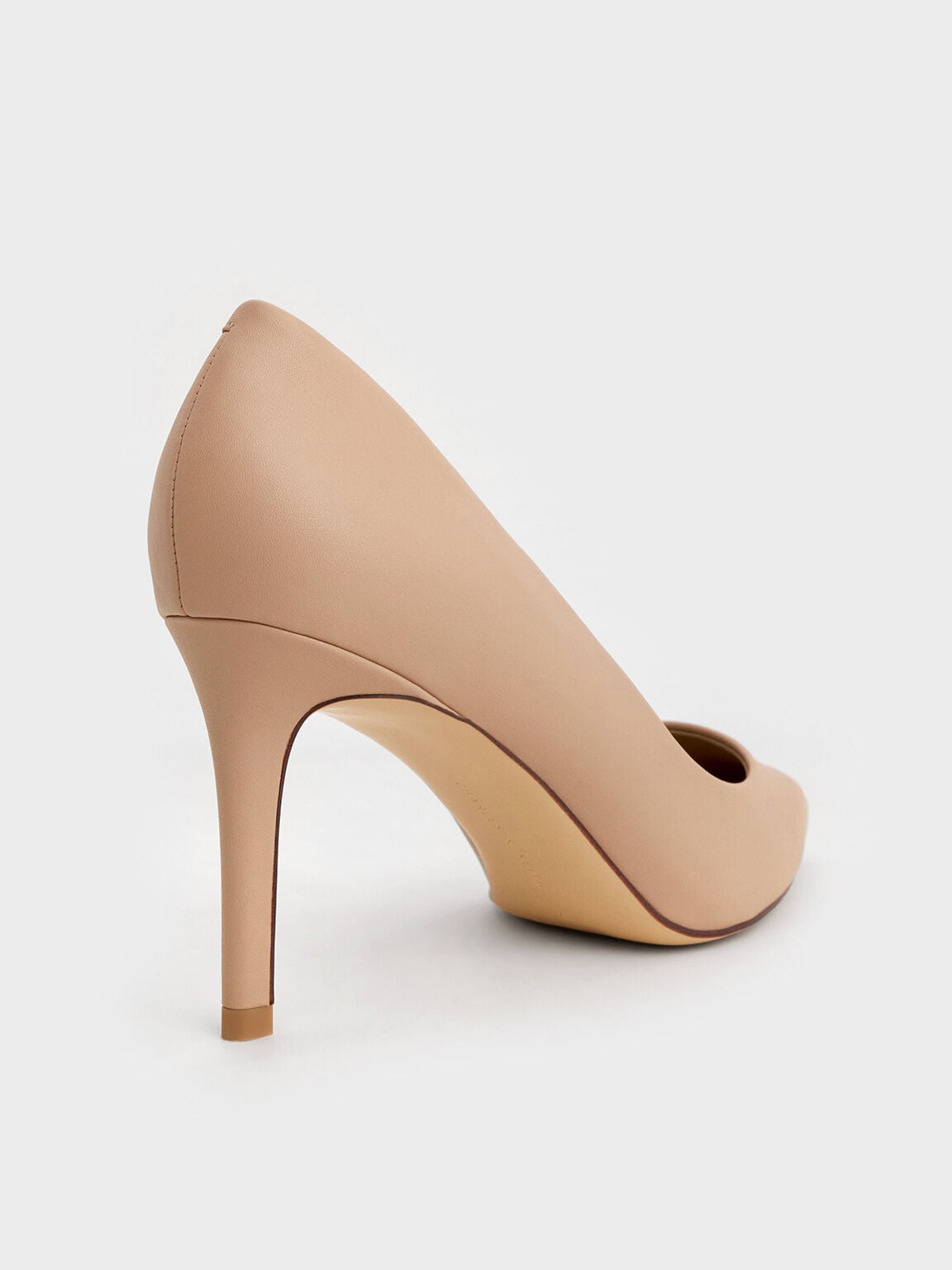 CHARLES & KEITH Deals / Emmy Pointed Stiletto Pumps - Nude