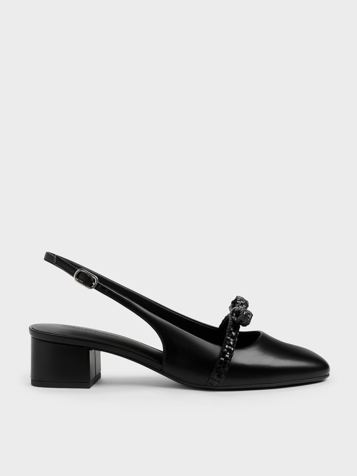 CHARLES & KEITH Everyday / Kaleen Slingback Pumps - Black