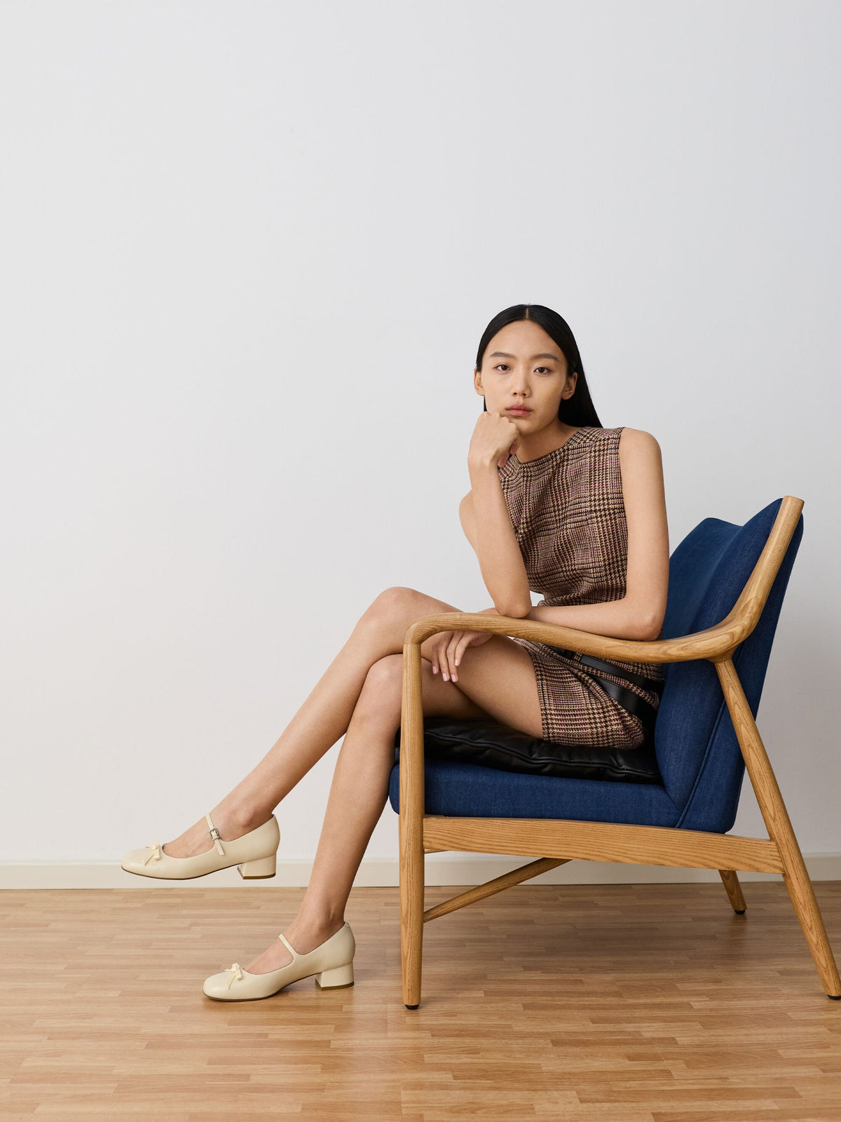 CHARLES & KEITH Best Price / Kelis Rose-Bow Mary Jane Pumps - Beige