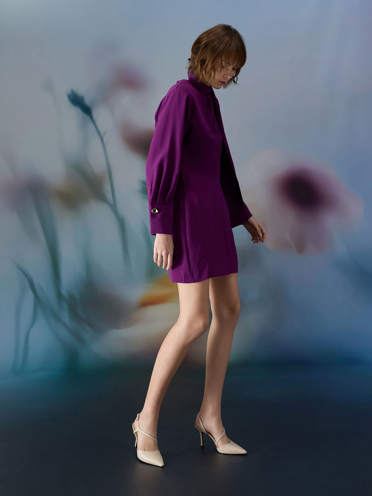CHARLES & KEITH Featured / Cordelia Pointed Slingback Pumps - Chalk
