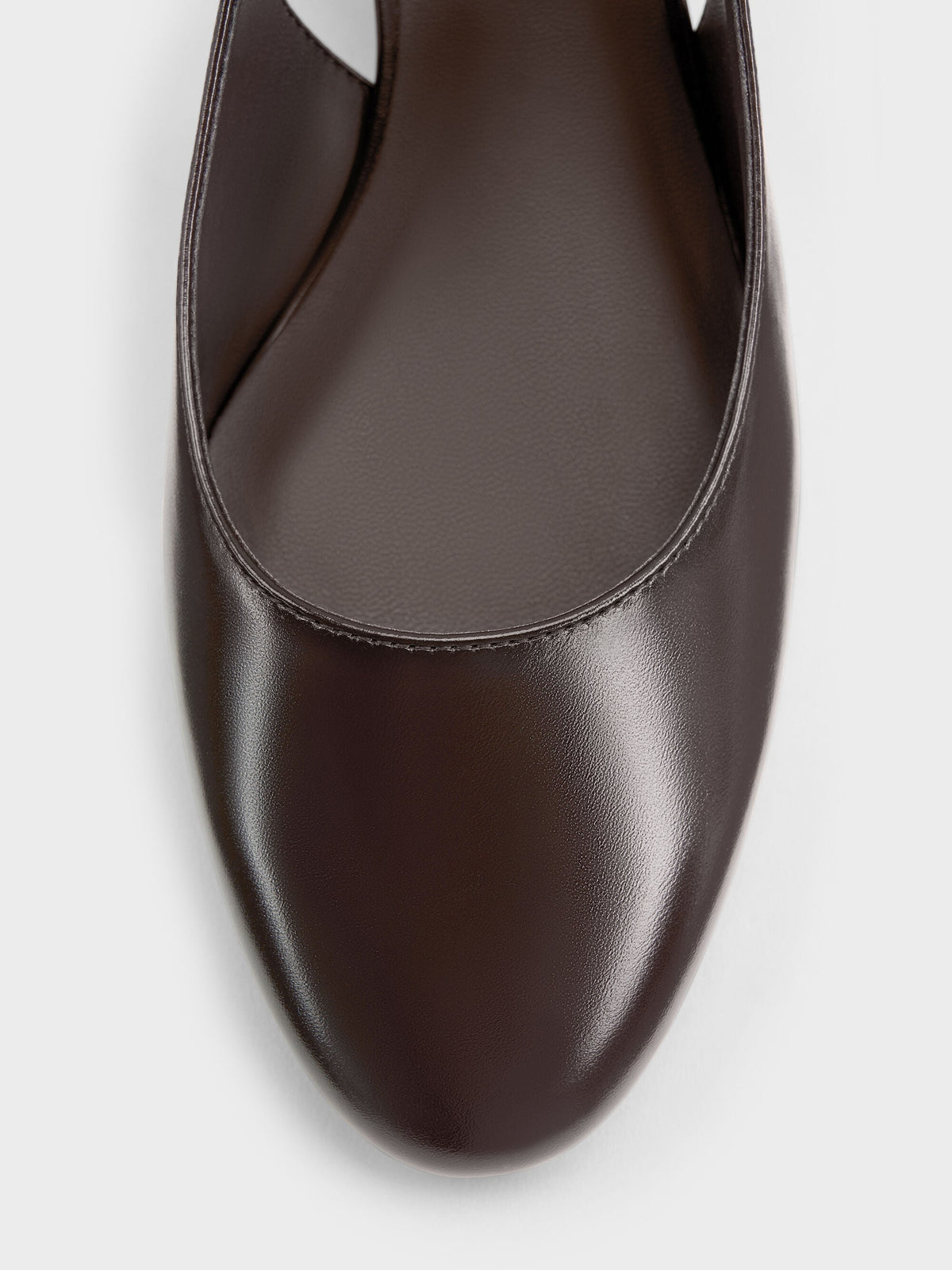 CHARLES & KEITH Signature / Slingback Mary Jane Pumps - Burgundy