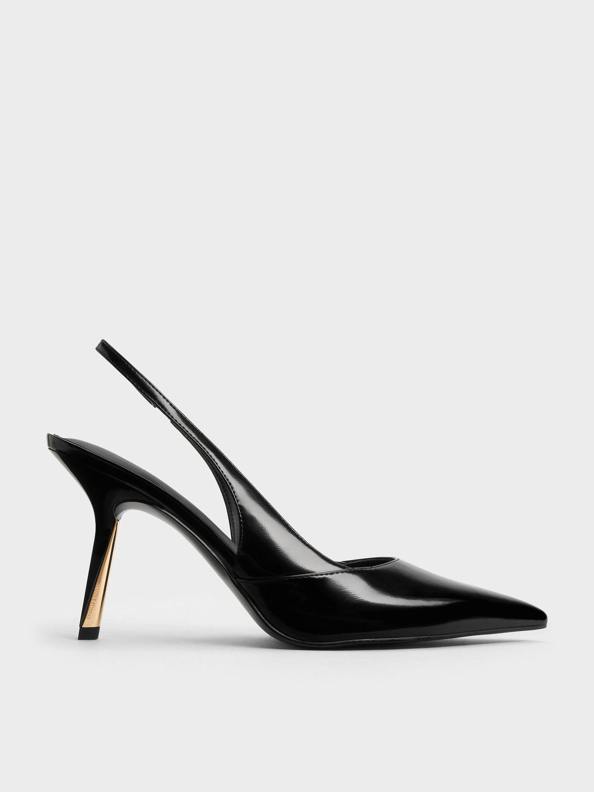 CHARLES & KEITH Trending / Taylen Slingback Pumps - Black Box