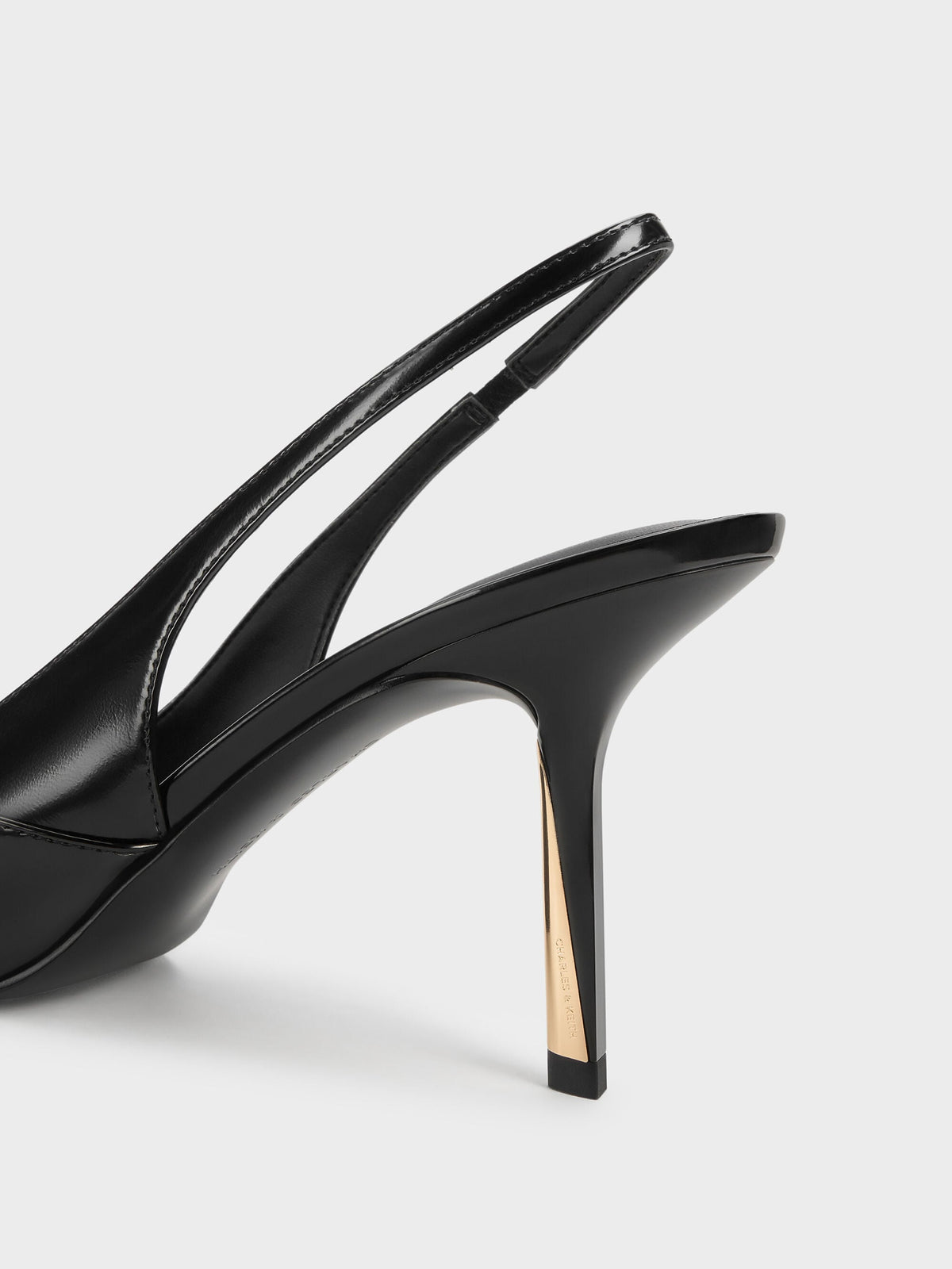 CHARLES & KEITH Trending / Taylen Slingback Pumps - Black Box