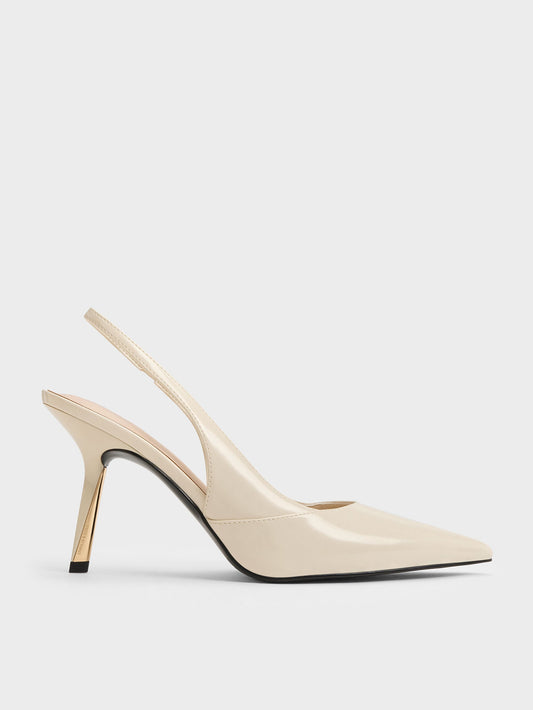 CHARLES & KEITH Value / Taylen Slingback Pumps - Beige