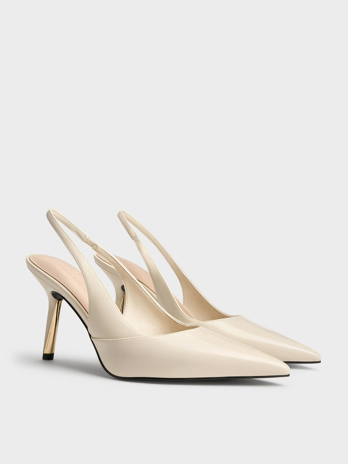 CHARLES & KEITH Value / Taylen Slingback Pumps - Beige