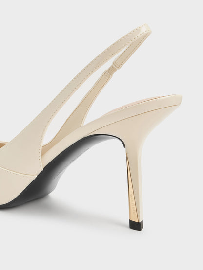 CHARLES & KEITH Value / Taylen Slingback Pumps - Beige