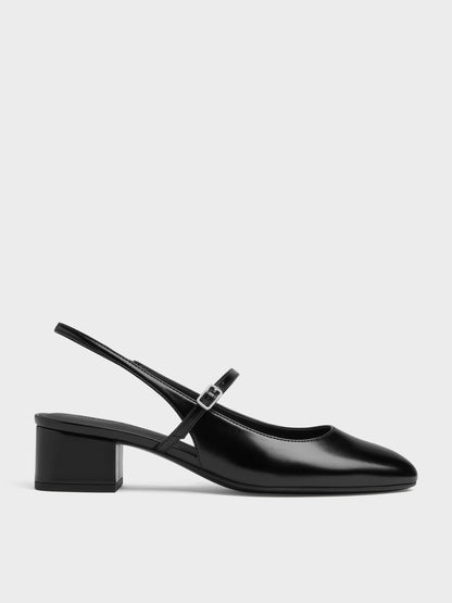 CHARLES & KEITH Best Price / Slingback Mary Jane Pumps - Black