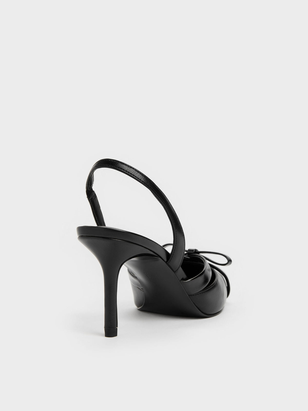 CHARLES & KEITH Best Price / Kaleen Slingback Stilettos - Black