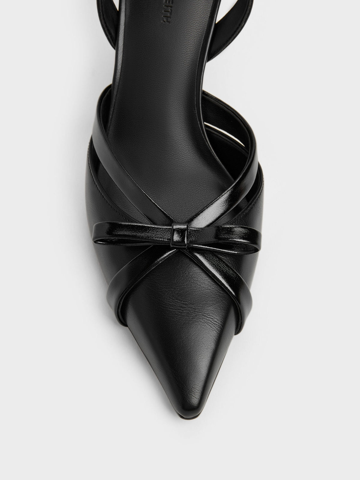 CHARLES & KEITH Best Price / Kaleen Slingback Stilettos - Black