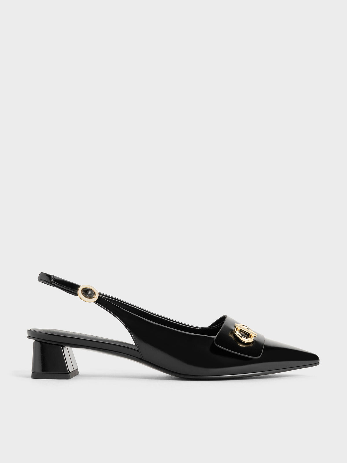 CHARLES & KEITH Featured / Marley Slingback Pumps - Black Box