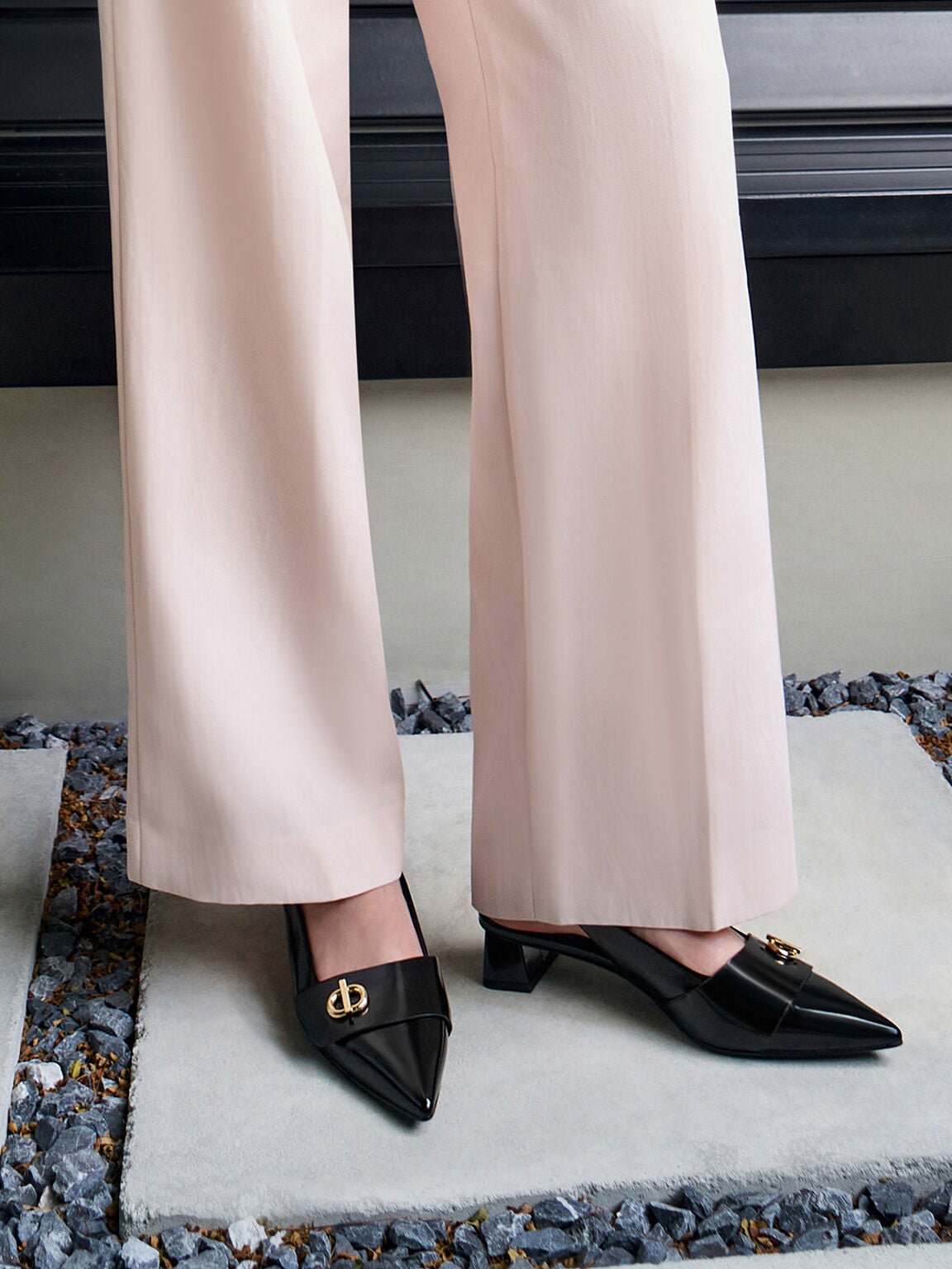 CHARLES & KEITH Featured / Marley Slingback Pumps - Black Box