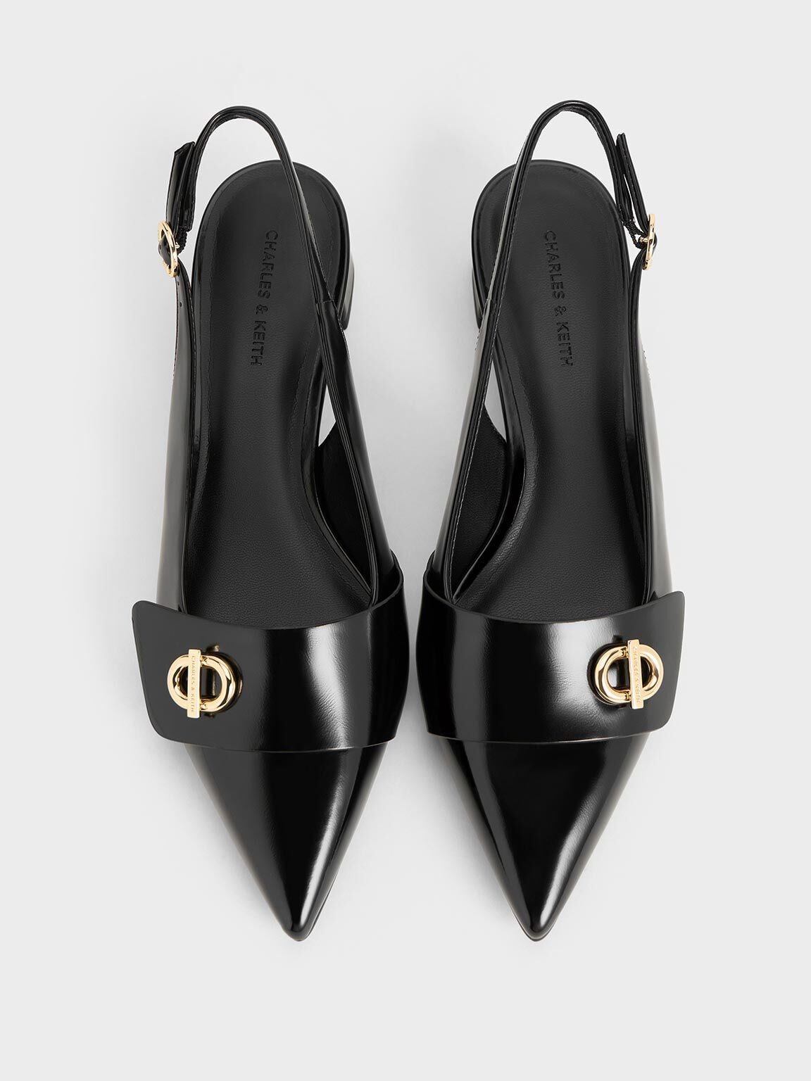 CHARLES & KEITH Featured / Marley Slingback Pumps - Black Box