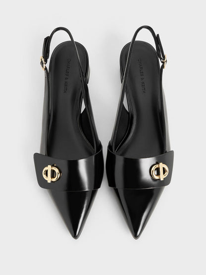 CHARLES & KEITH Featured / Marley Slingback Pumps - Black Box