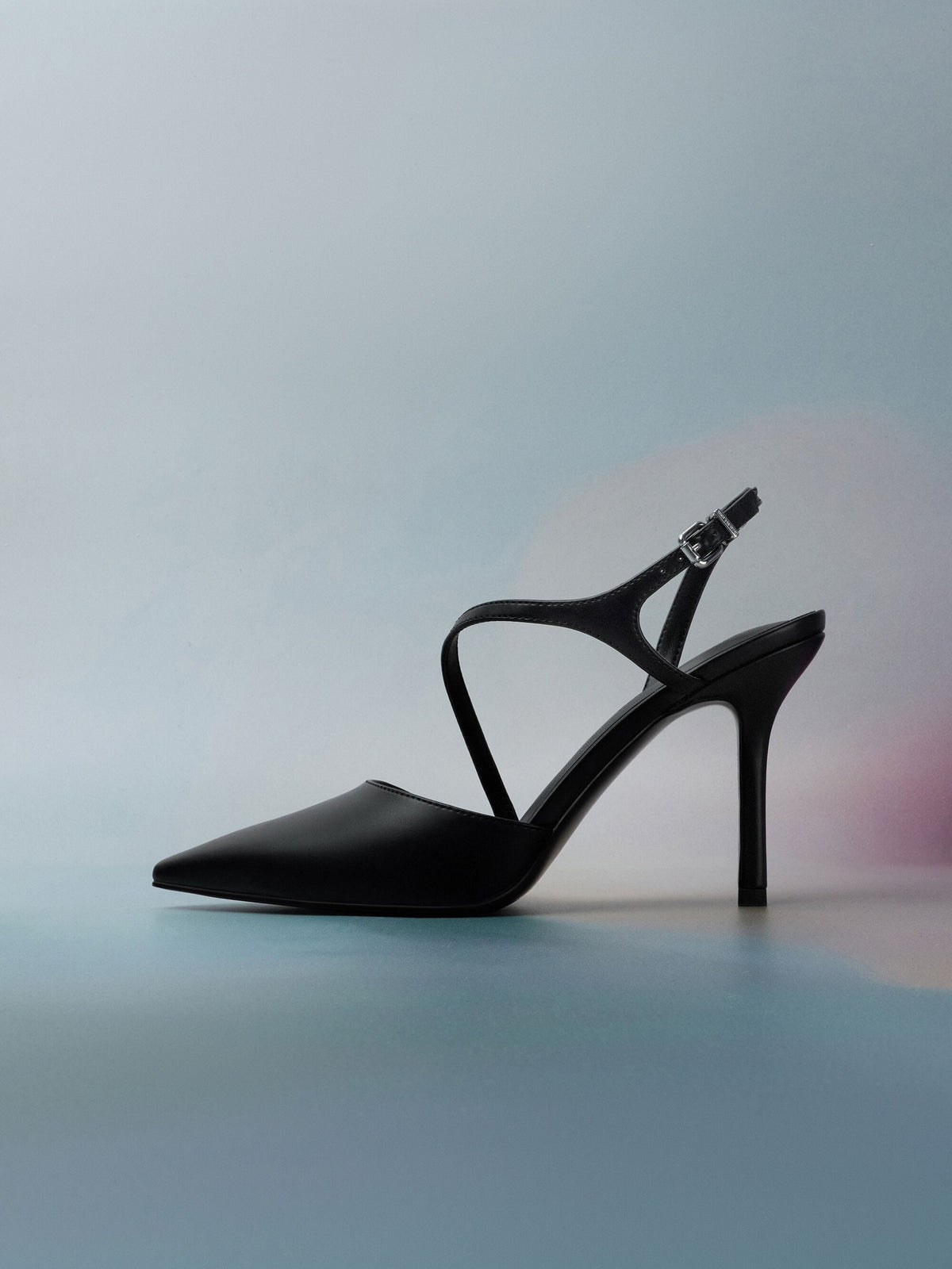 CHARLES & KEITH Value / Cordelia Pointed Slingback Pumps - Black