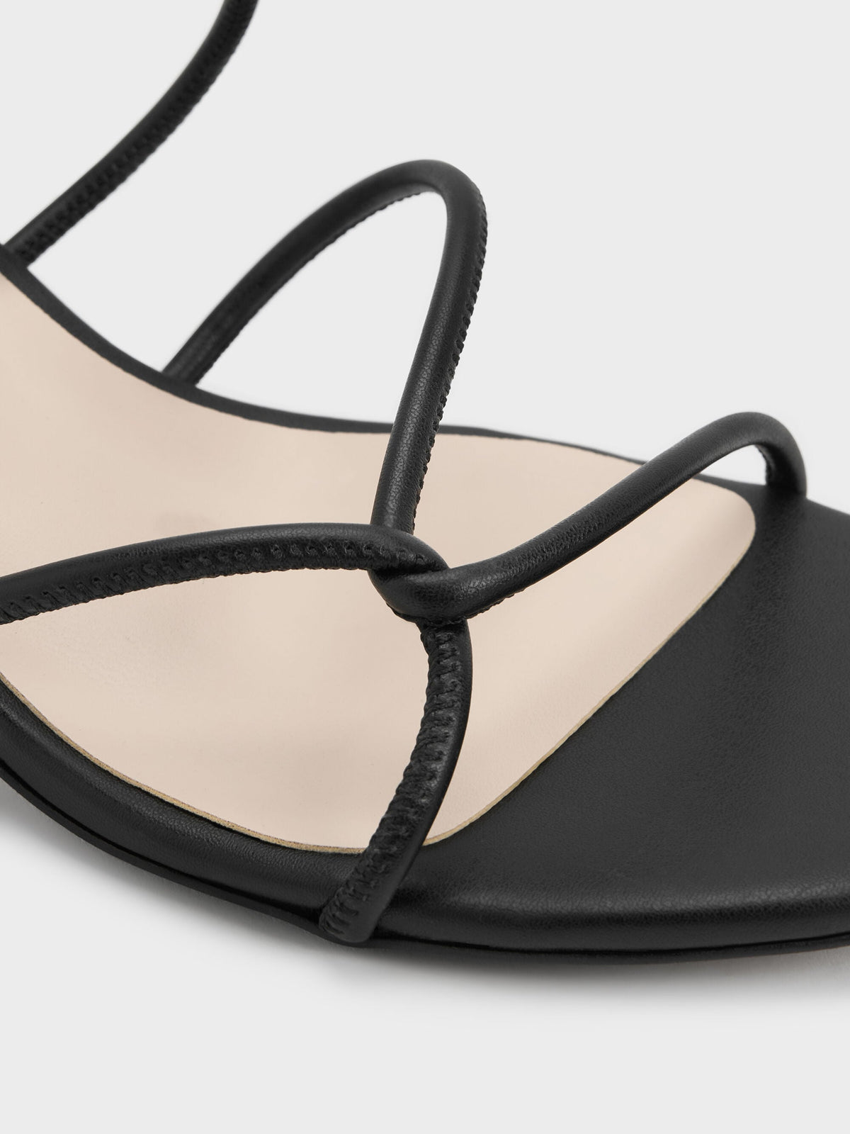 CHARLES & KEITH Everyday / Meadow Strappy Block Heel Sandals - Black