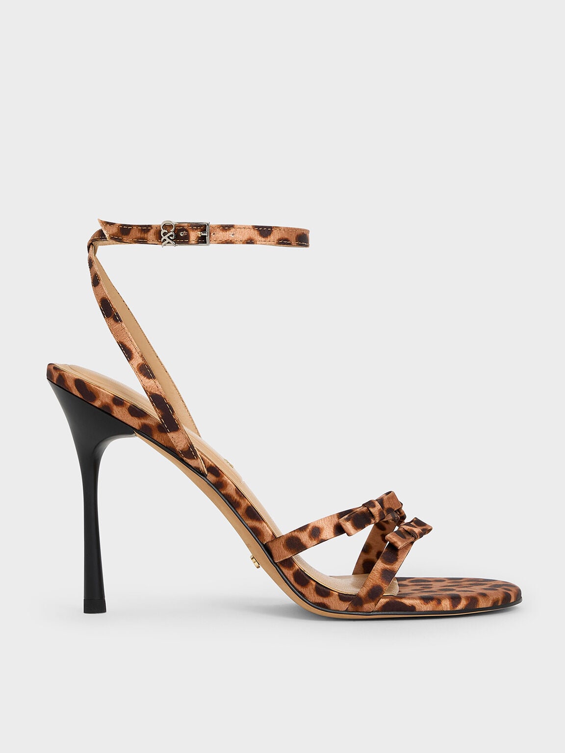 CHARLES & KEITH Classic / Jessy Bow Stiletto Sandals - Multi