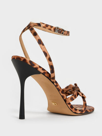 CHARLES & KEITH Classic / Jessy Bow Stiletto Sandals - Multi